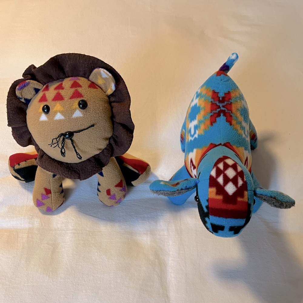 Pendleton fabric stufffies